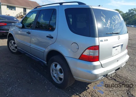 2003 Mercedes-Benz Ml 320 z USA, uszkodzony, nr VIN 4JGAB54E73A379929